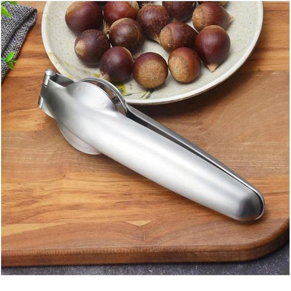 

stainless steel nutcracker sheller crack chestnut clip nut opener cracker sheller walnut plier kitchen nut sheller cl jllnpk