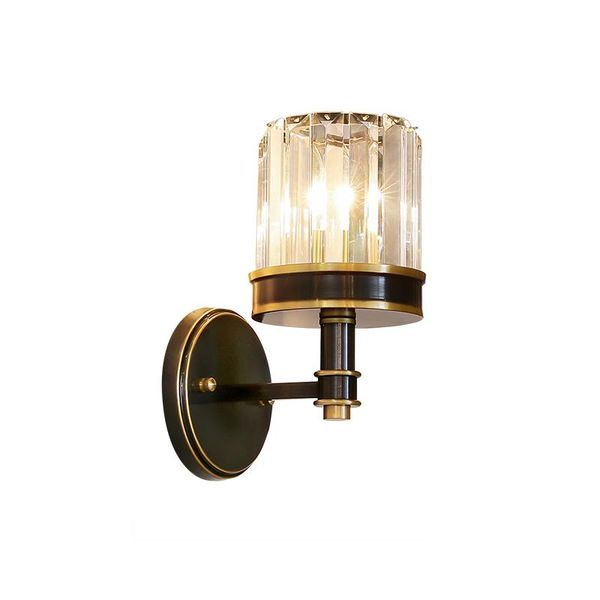 

wall lamp simple modern american crystal led bedroom bedside el staircase aisle
