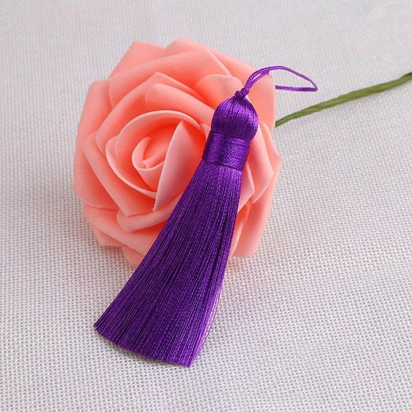 

mibrow 2pcs lot 50mm mixed cotton silk tassels earrings charm pendant satin tassels for diy jewelry making findings materials h bbydrz
