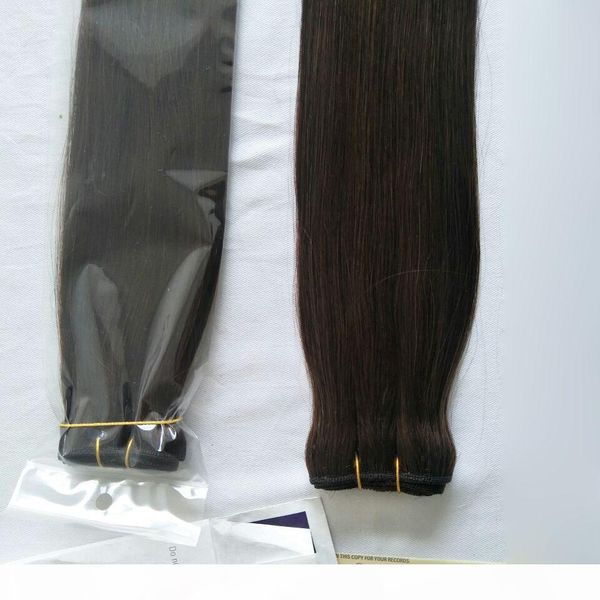 

double drawn--100% human bulks hair unprocessed raw hair 16 18 20 22 24 26 inch natural color brazilian silky straight hair extensions, Black