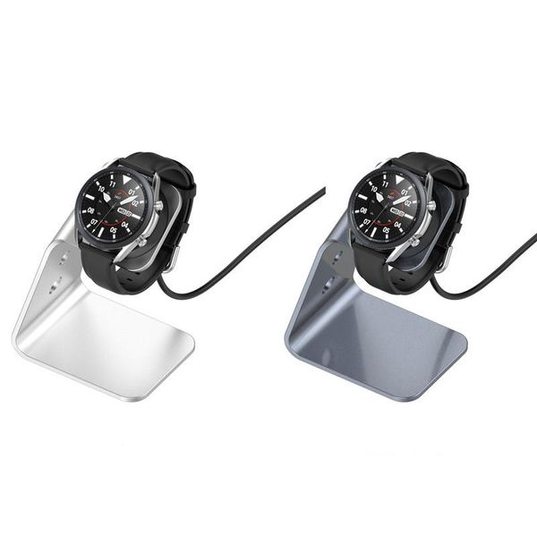 Magnetische Schnellladestation aus Aluminium mit Chip für Samsung Galaxy Watch 3 Active Gear S3 R500 R800