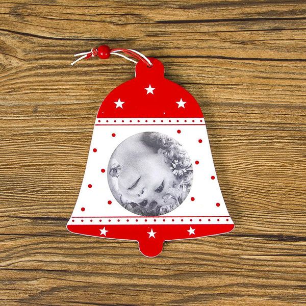 

frames creative wooden pendants santa claus christmas ornament decor tree