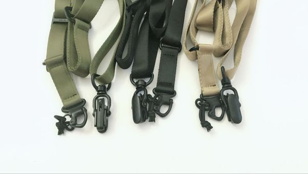 

outdoor bluecamp m-s2 multi mission sling system black black/green/tan