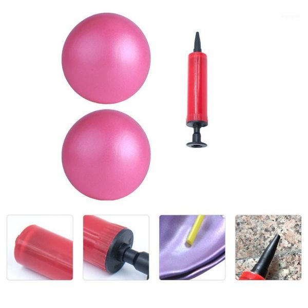 

1 set 25cm yoga pilates balls exercise thicken matte workout auxiliary1