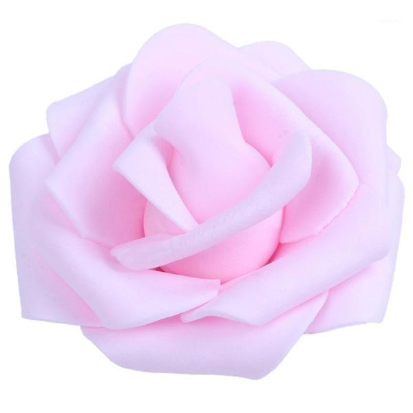 

50x foam roses artificial flower wedding bride bouquet party decor diy pink1