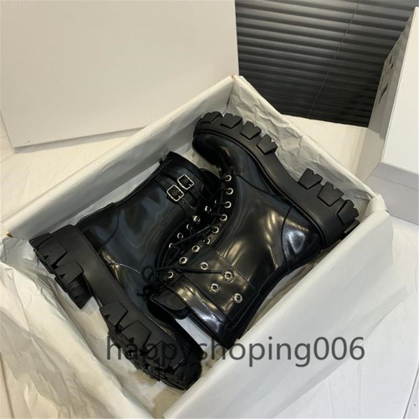 

fashion women boots platform boot spaceship ankle boots black red heel flamingos medal boots heavy classic shoes sneakers