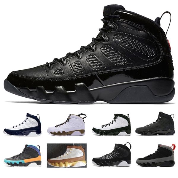 

9 9s bred mens basketball shoes og space jam the spirit anthracite dream it do it unc black white sporst sneakers shoes