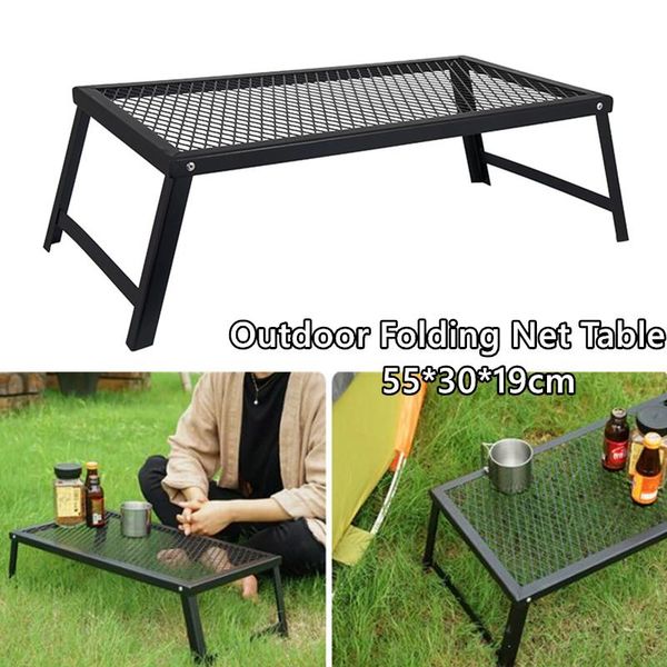 

outdoor camping folding net table lightweight waterproof barbecue table portable travel self-driving folding
