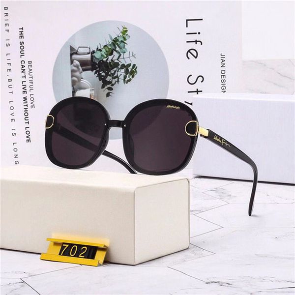 

2021 new sunglasses round glasses for women and men uv400 gradient old new designer glasses frame glass uv400 a06, White;black