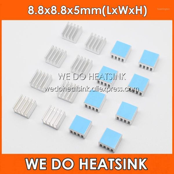 

fans & coolings we do heatsink silver aluminum 8.8x8.8x5mm with 3m 8810 thermally conductive adhesive tapes1