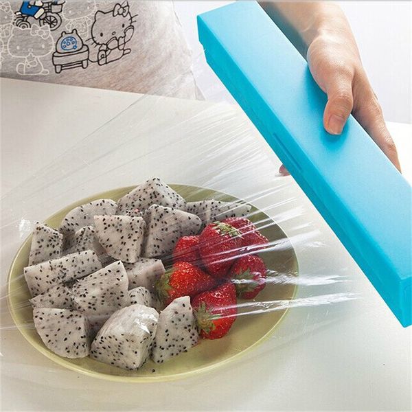 

fresh keeping film cutting box originality stainless steel blade sturdy kitchen gadget suit multi color wang