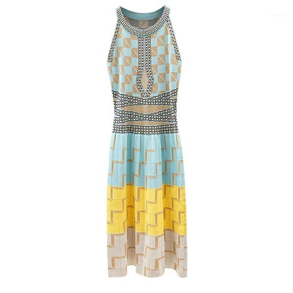 

hlbcbg summer dress women hollow out waves striped knitted elegant dress 2020 short sleeve sweater vestidos robes1, Black;gray