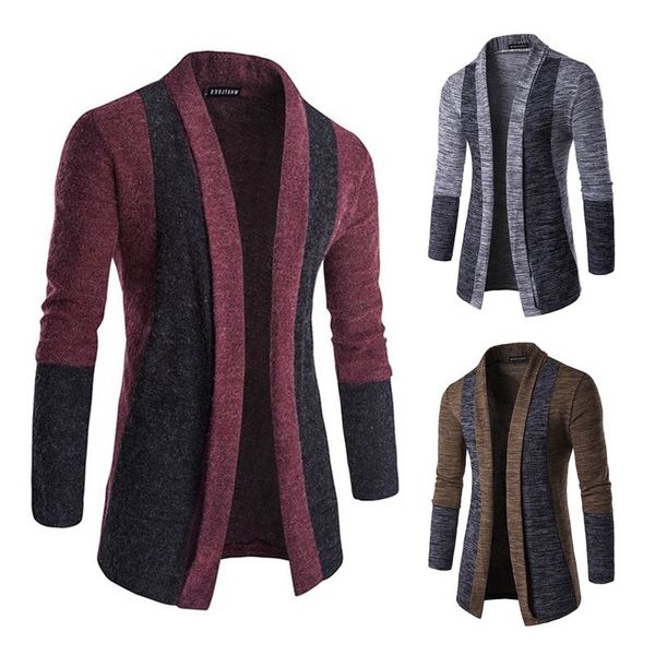 

winter male zogaa fur wool sweater of the fake man jackets thick knitted-knit man's zipper warm jacket casual smart cardigan mesh lfar, Black