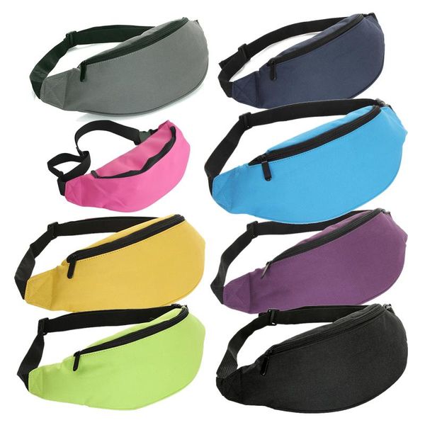 

bag fanny pack hip waist festival money pouch belt wallet sport holiday kids dark blue