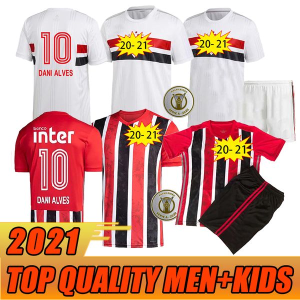 

thailand 2020 sao paulo soccer jerseys men kids são paulo 20 21 pato juanfran antony pablo reinaldo dani alves camisa de futebol, Black;yellow