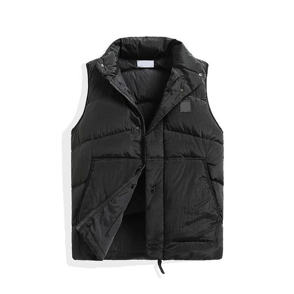 

short new pattern konng gonng new autumn and winter thickened waistcoat fashion brand high version men's vest fy7357, Black