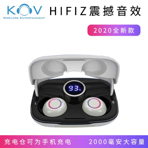 

manufacturers wholesale new number of waterproof call headphones charging treasure video mobile phone frame game wireless bluetooth headset