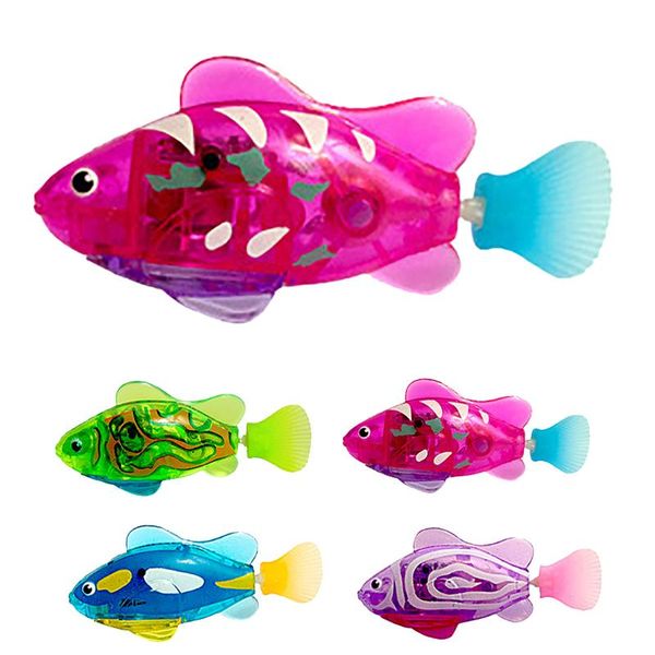

cat toys kapmore water activated led swimming fish toy with aquatic & screwdriver pet interaction supplies drop