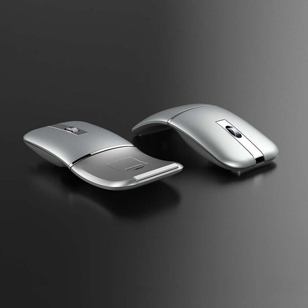 

a foldable wirels bluetooth mouse ultra thin silent rechargeable lapoffice dual modevip