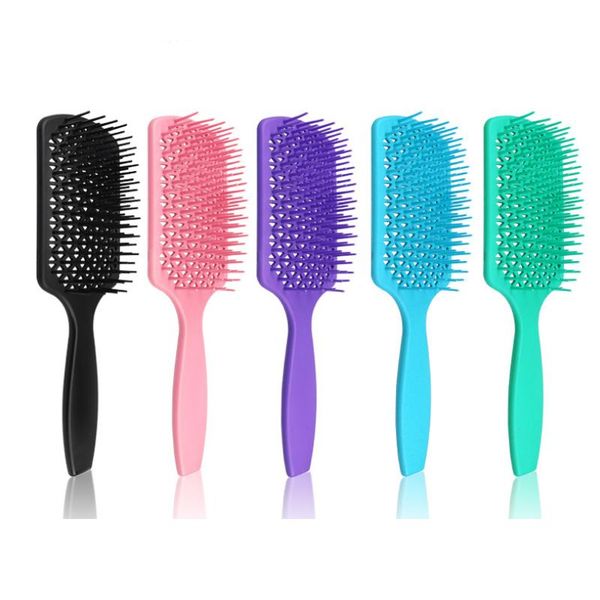 

scalp massage detangler hair brush large plate parting comb hairdressing beauty hair care styling tools q sqcvyc, Silver