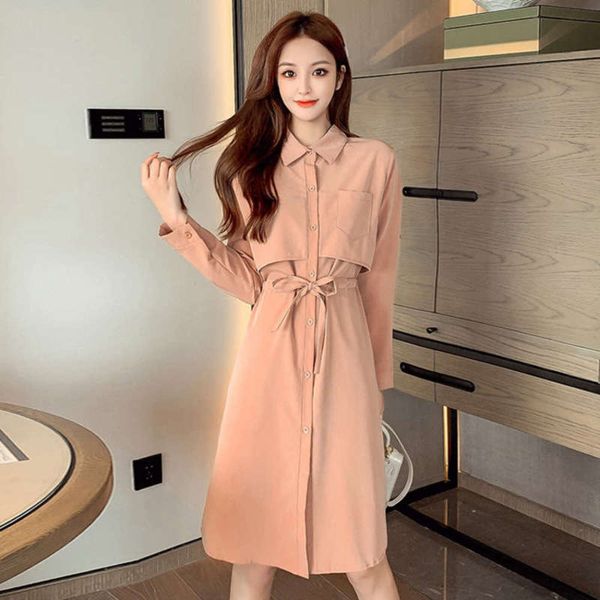 

and winter 2020 new french autumn style small fresh wisdom smoked skirt, Black;gray