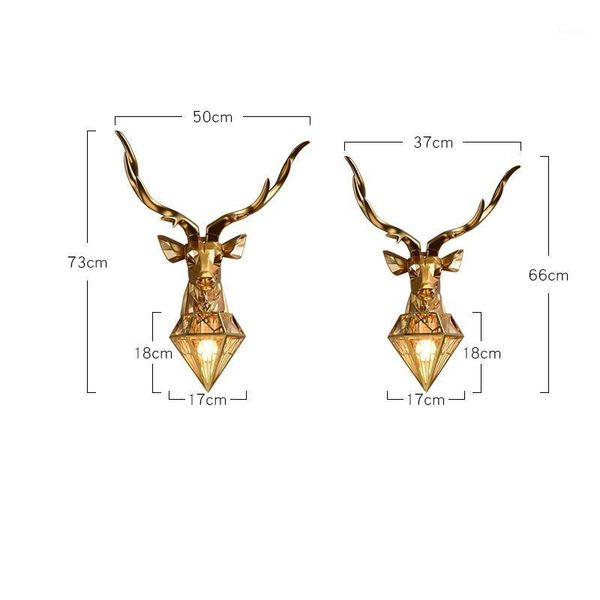 

modern resin antler wall lamp nordic wall light retro deer living room bedroom bedside lamp sconce coffee vanity light1