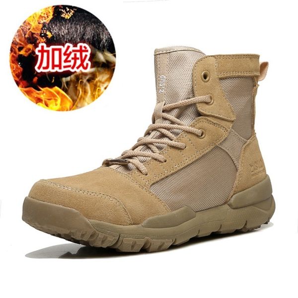 

walking rope plush leather couple snow men's and women's desert anti suede thermal boots zs158v2m c1212, Black;white