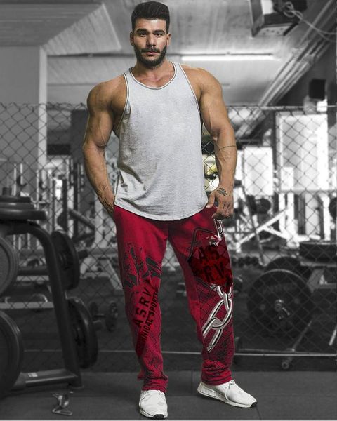 

men's pants 2021hip hop streetwear baggy harem 2021 autumn loose print sweatpants harajuku cotton joggers men trousers, Black