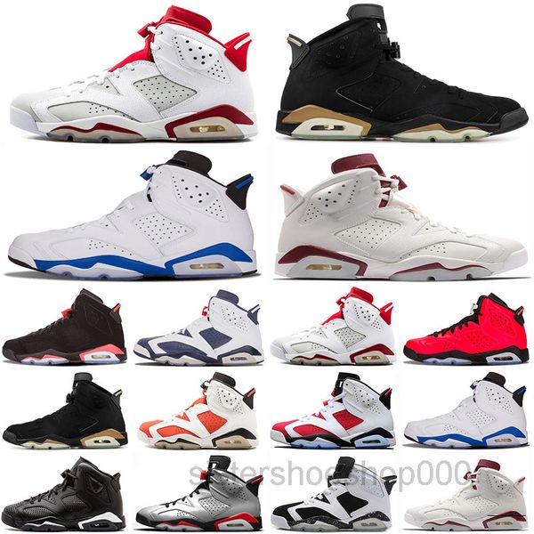 

6 6s black infrared for mans outdoor sports retro carmine white red shoes non-slip mens athletic sneakers us7-12 yu3z