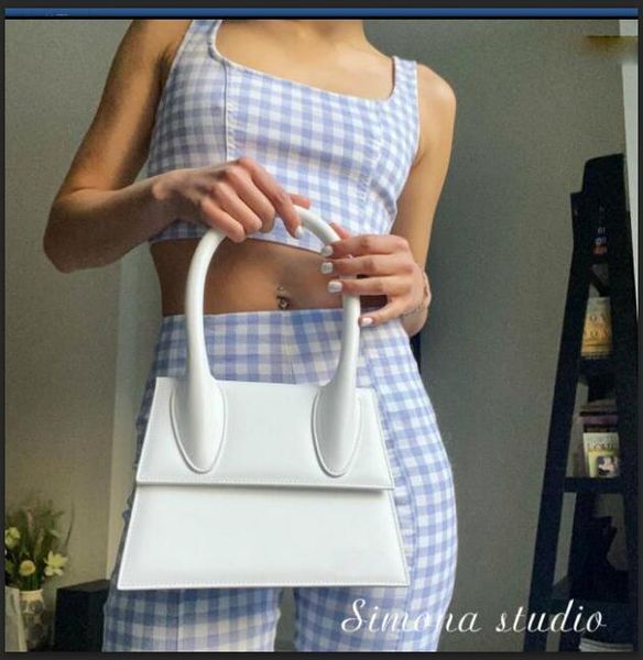 

2020 handbags women new solid color shoulder bags luxury letter female crossbody bags designer jacq for party