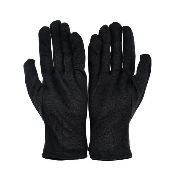 

disposable gloves garden driving etiquette thin cotton stretch 1 hand kitchen cleaning household tight jewelry pair glove black