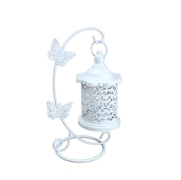 

european retro metal wrought iron candlestick ornaments candlestick holder butterfly hook candlestick table lamp wedding 1 wmtadv
