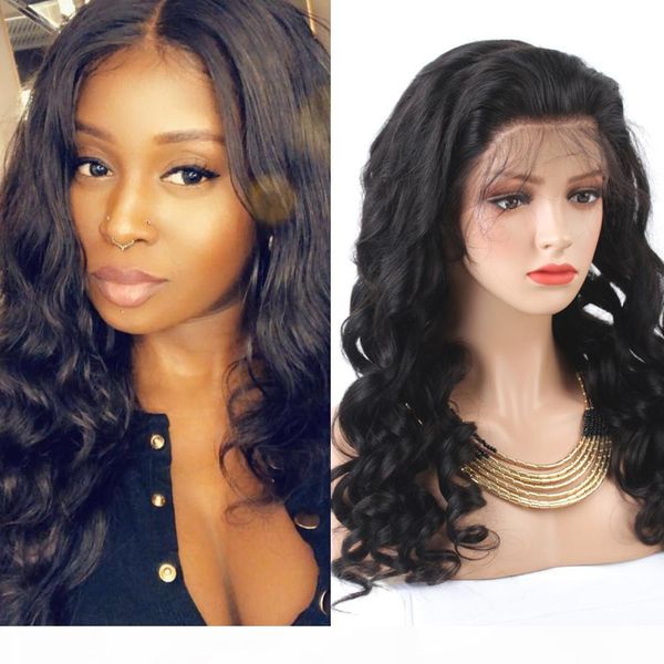

4x4 lace closure human hair wigs natural color loose wave brazilian human hair wigs 130% density 150% density, Black;brown