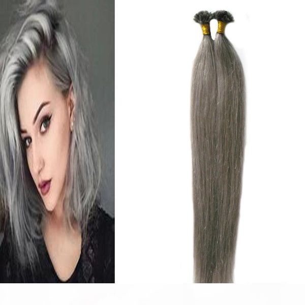 

remy straight hair u tip in human hair extensions pre-bonded bundles keratin bonded european salon style tip real hair 100g, Black