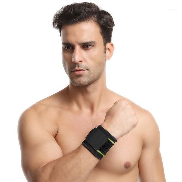 

wrist support 1 pc adjustable outdoor sports brace wrap protective hand bands1, Black;red