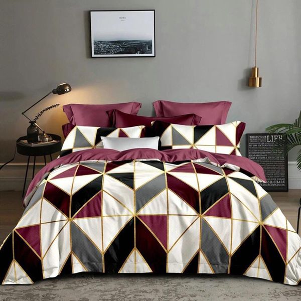 

bedding sets 3pcs geometry king set bed cover duvet double