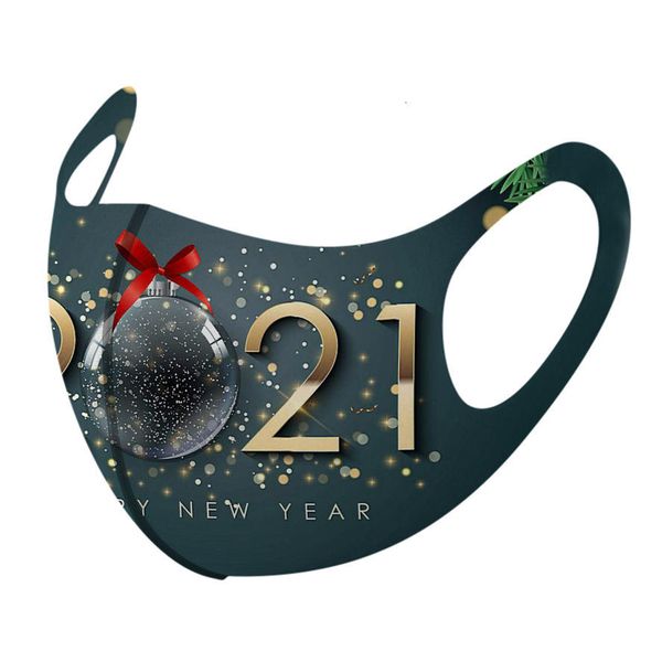 

2021 new year printed mask designer face mouth masks men women cold-proof breathable dustproof 3d ice silk facoutleti3wb