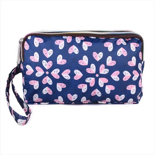 

горячая распродажа национальная печать симпатичные стиль 3 слоя женские кошельки женская вечеринка сумка кредитная карта держатель молния ко, Red;black