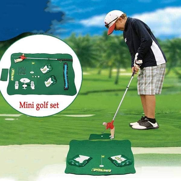 

mini golf club games toy professional practice golf ball sport set children's toy golf club practice ball sports indoor games wholesale