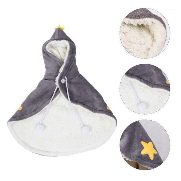 

1pc winter soft warm pet night cloth pet cloak cape cosplay cape costume for kitten1