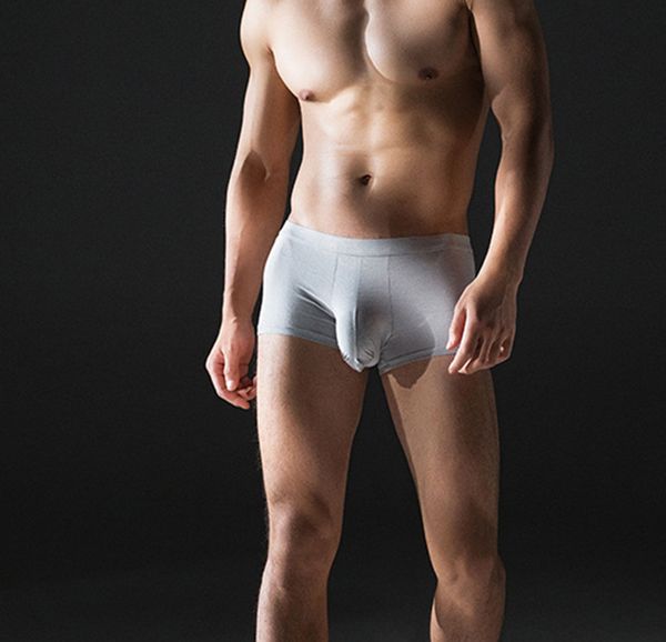 

2020 new arrival men's modal underwear cock jockstrap pouch quick dry boxer, Black;white