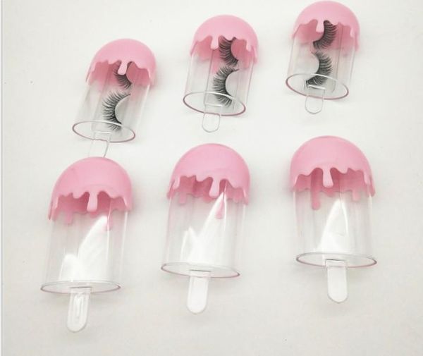 

false eyelashes packaging box ice cream case lashes storage