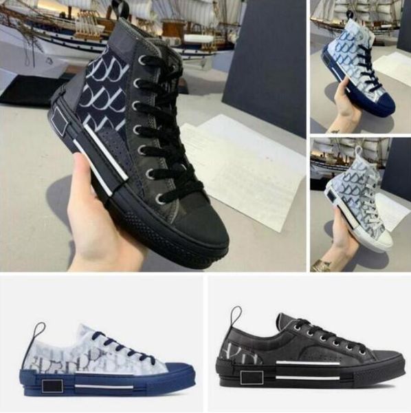 

2020 дизайнерские кроссовки наклоны технической кожи 19ss цветы технические открытый повседневная обувь техническая кожаная обувь размером 3, Black