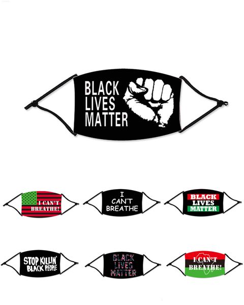 

face washable cotton black lives matter masks fashion reusable designer mask for adults