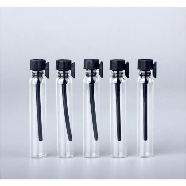 

1ml 2ml glass perfume bottles essential oil vial clear mini tube transparent travel cosmetic empty tester bottle fo jllpsw outbag2007