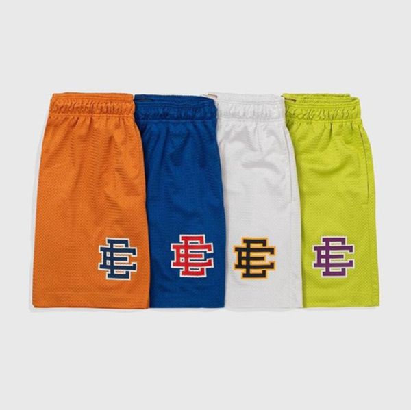

fashion men's brand summer eric emanuel shorts luxury ee basic short designers newyork city skyline men fitness loose breathable women, White;black