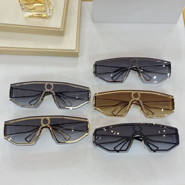 

2021 new square conjoined lenses, fashion temperament, sunglasses, fashion glasses, same size for men and women, 136mm 135