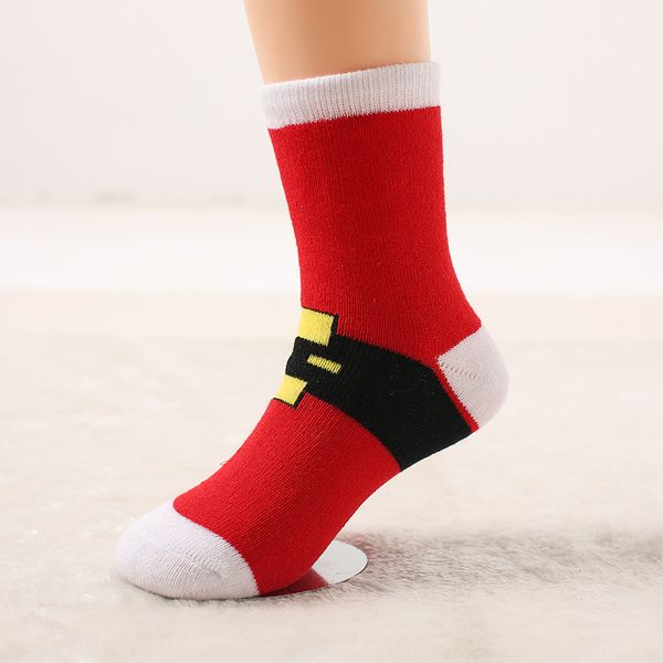 

1-10 years old cotton spring winters autumn baby girl boy kid sock children striped terry snowflake elk santa claus christmas bears, Pink;yellow