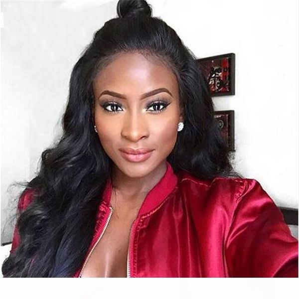 

peruvian body wave full lace human hair wigs 100% human hair glueless full lace wigs lace front human hair wigs, Black;brown
