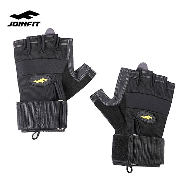 JOINFIT Gym Fitness Anti-Rutsch-Schock Atmungsaktive Halbfinger-Fahrradhandschuhe für Sport Gewichtheben Übung Q0107